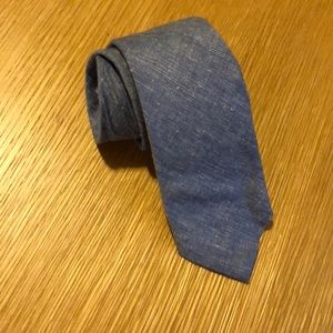 J. Crew faded chambray tie